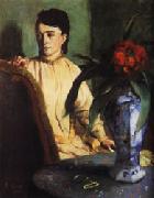 Edgar Degas Woman with Porcelain Vase Spain oil painting artist